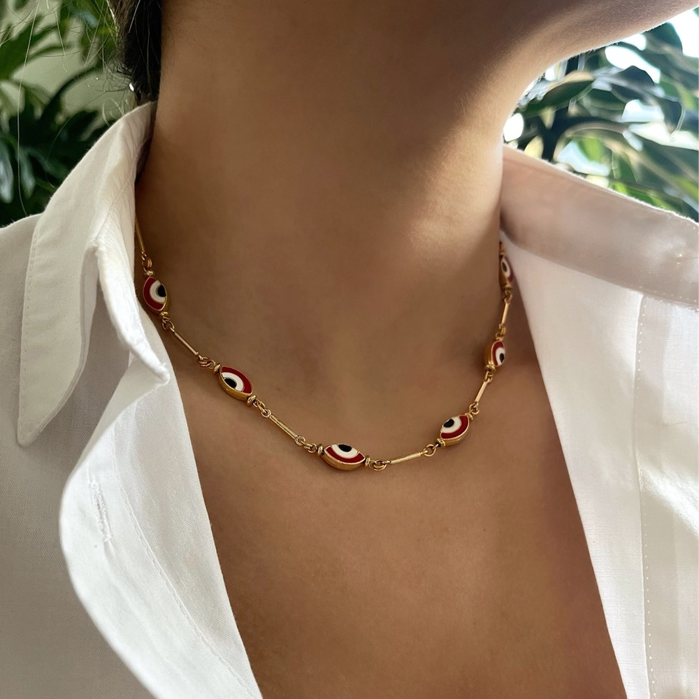 Evil eye necklace